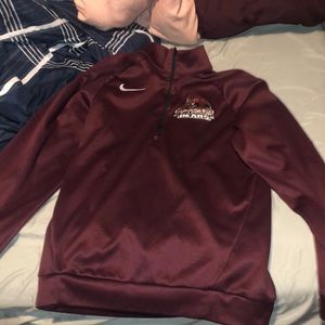 Maroon Potsdam crew neck sweatshirt